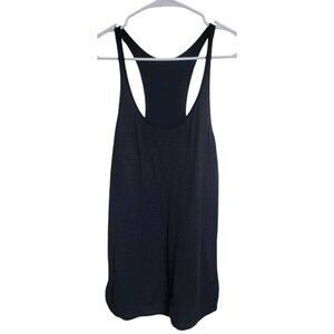 Lululemon Top Women Black What The Sport Singlet Heathered Athleisure Gym Tank